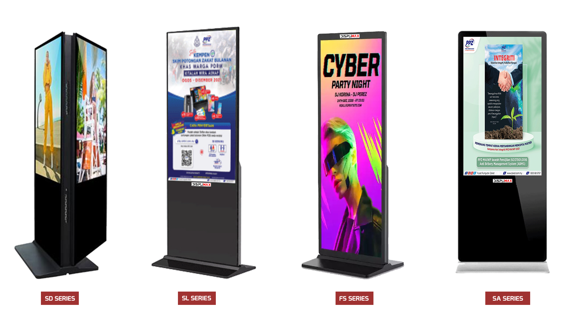Displimax Indoor Floor Standing Kiosk